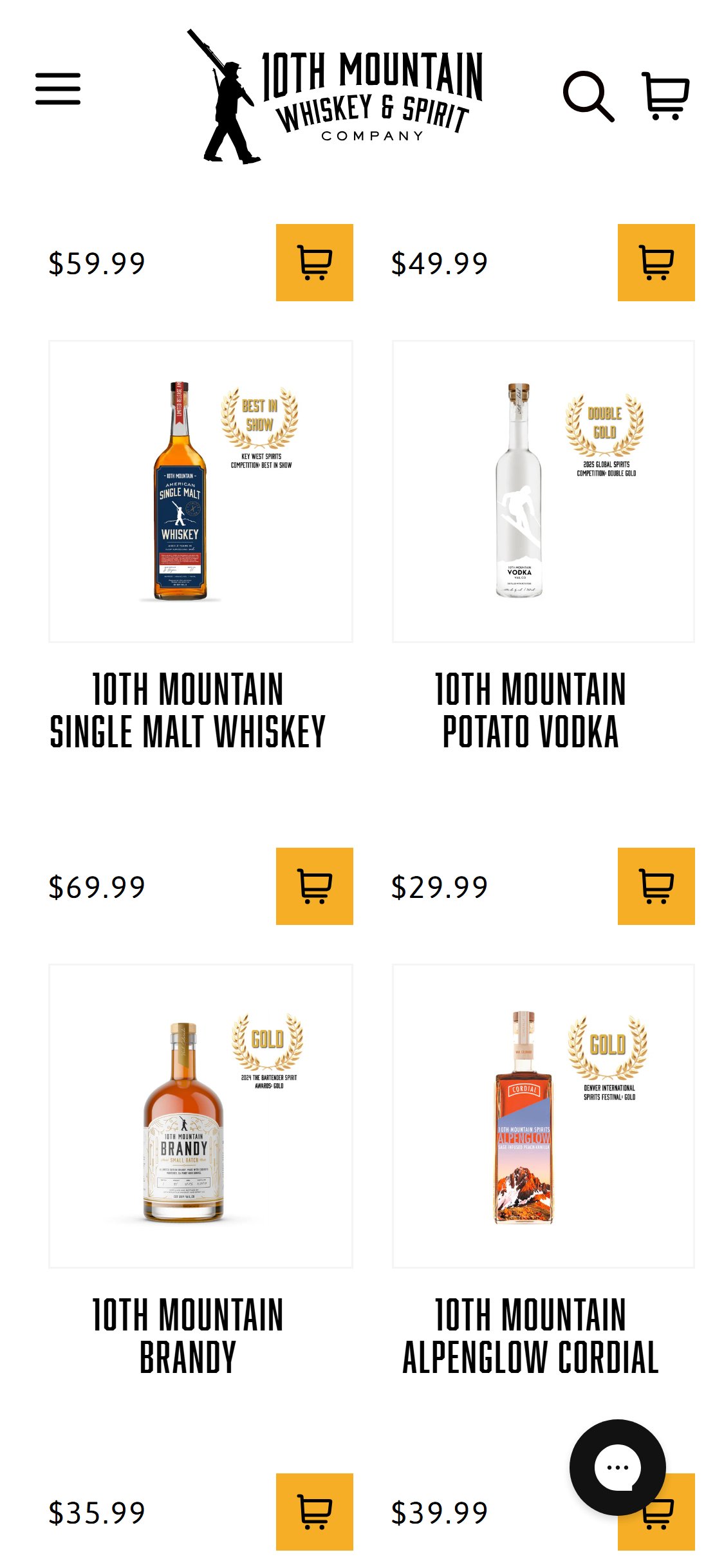 10th Mountain Whiskey â€” Collection (no Quick Add)